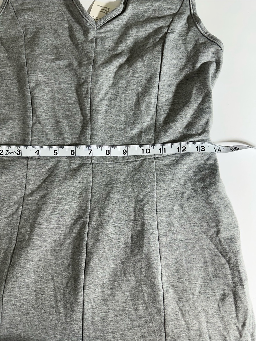 Cupshe Light Gray V-Neck Sleeveless Jumpsuit with Tie Cuffs Wide Leg Sz Small - Picture 8 of 10